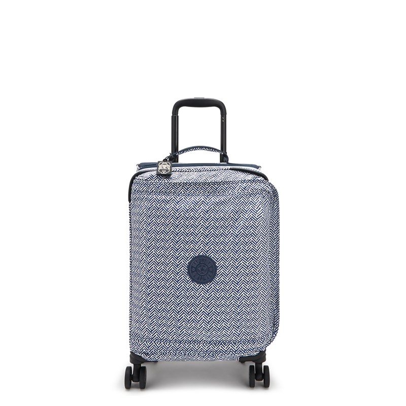 Kipling Kuffert Spontaneous Blå/hvid 53 Cm 1