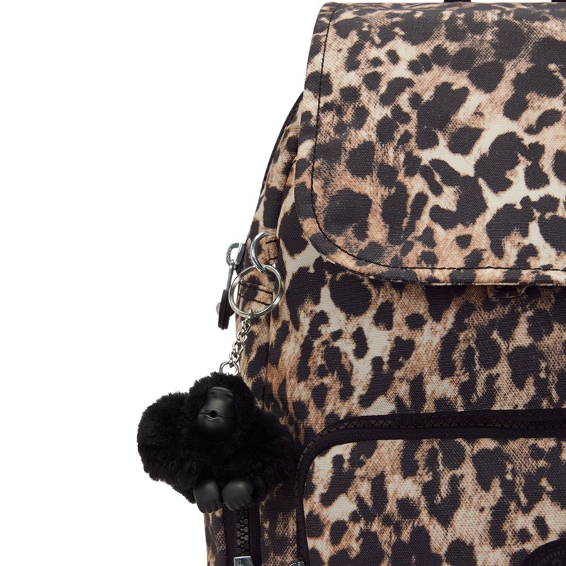Kipling Rygsæk City Zip S Leopard 5