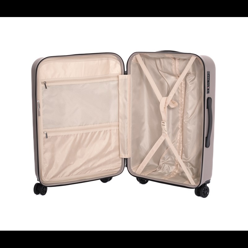 Aries Travel Kuffert Palermo Beige/grå 65 Cm 5