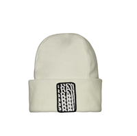 RAINS Hue Fleece Beanie Off Hvid 1