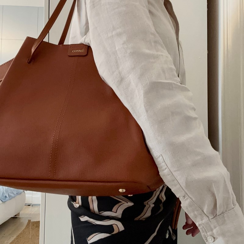 Conmé Shopper Katie Cognac 15" 6
