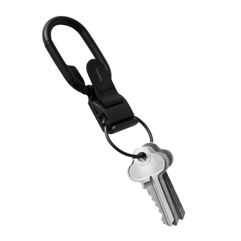 Orbitkey Nyckelhållarclip v2 Svart/Svart 3