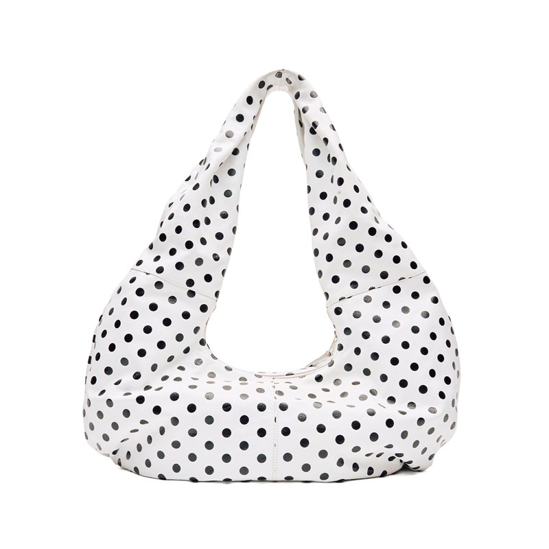 Núnoo Skuldertaske Big Alma Polka Sort/prikker 3