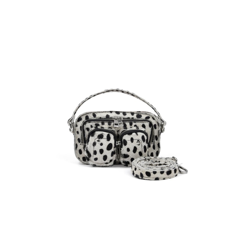 Núnoo Skuldertaske Helena Sort/Hvid 3