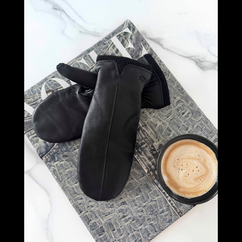 Aura Dameluffe Moritz  Sort Str S 7