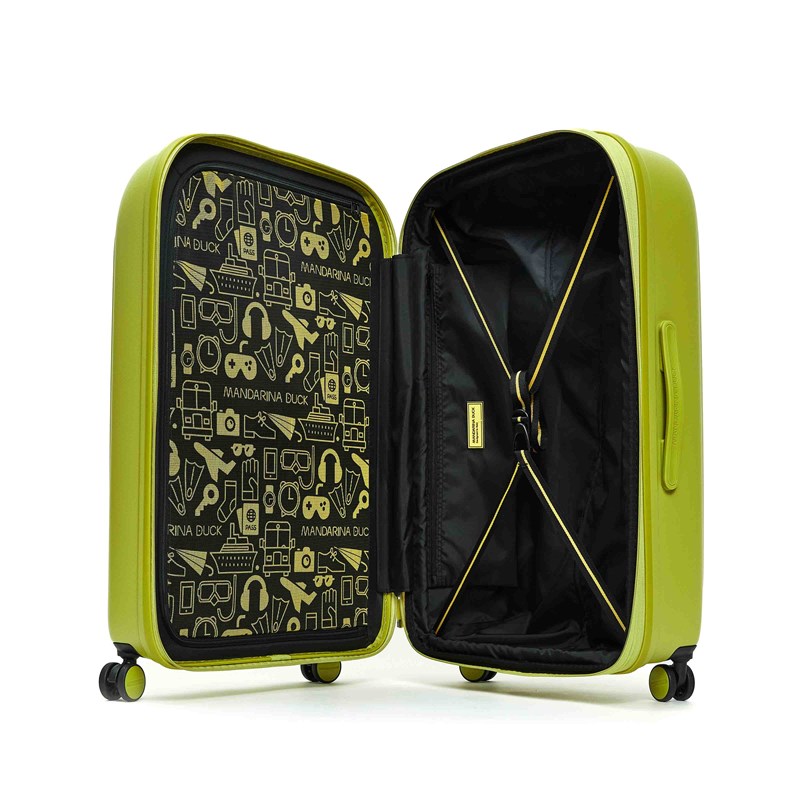 Mandarina Duck Kuffert Logoduck+ Lime 75 Cm 4