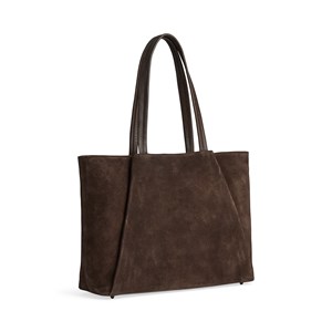 Markberg Shopper Sayambg Suede 15" M. Brun