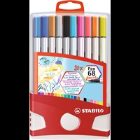 STABILO Tuscher Pen 68 Brush 20-pack Multi