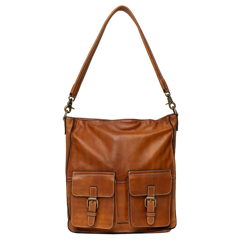 RE:DESIGNED Crossbody Heda Big Cognac 1