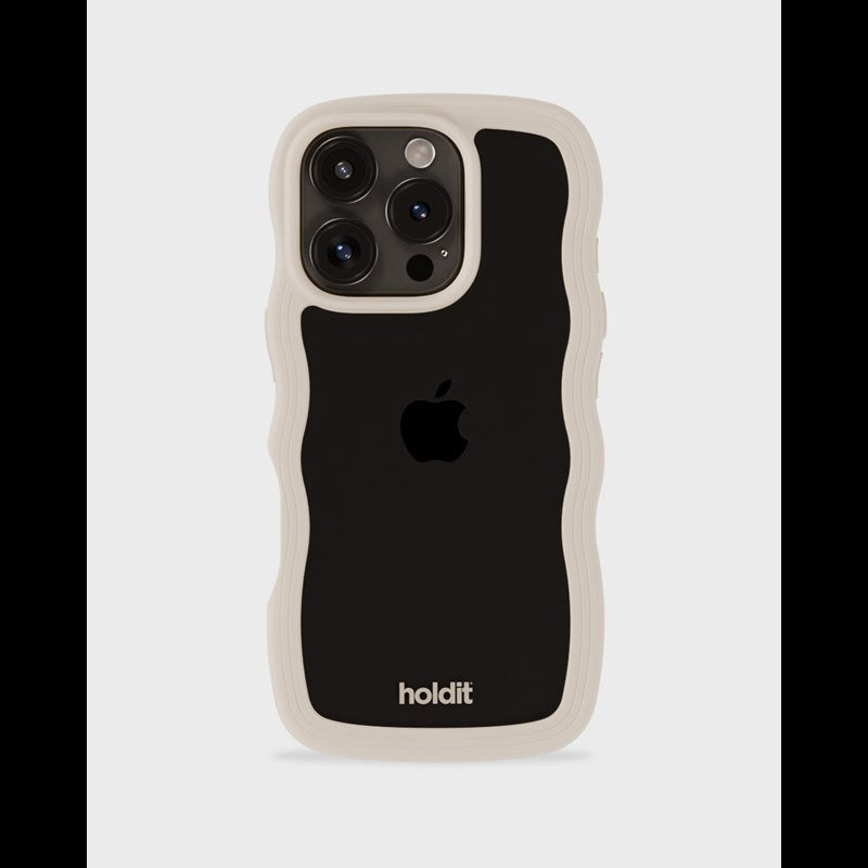 Holdit Mobilfodral Wavy Beige Iphone 16 Pro 2