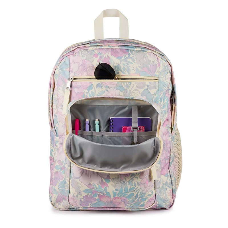 JanSport Ryggsäck Big Student Blå med blomma 15" 7