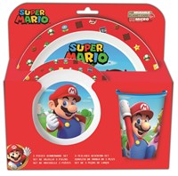 Super Mario Måltidsset Super Mario, 3 dele Blå 1