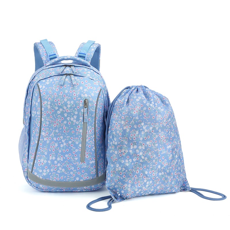 Grow Skolväska ClassPack Luftblå 4