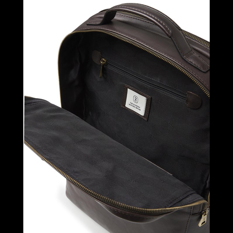 Saddler Rygsæk Avern M. Brun 17" 3