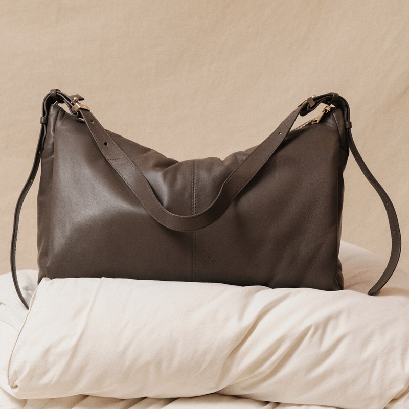 Adax Skuldertaske Elouise  Larissa Grå 5