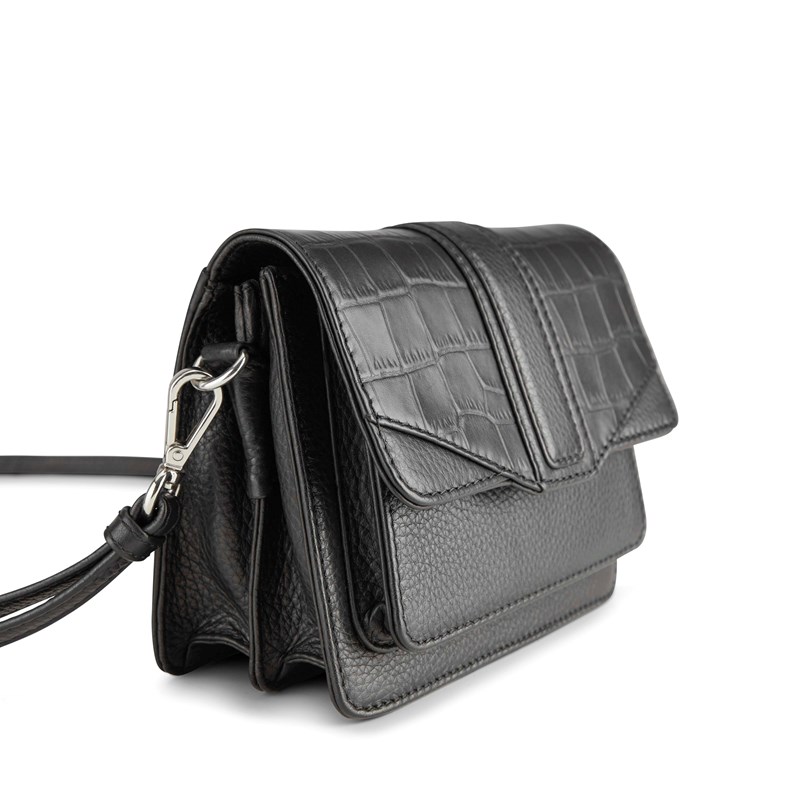Markberg Crossbody Carleen Calm Croc Sort 4