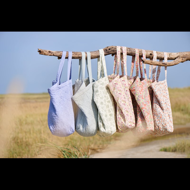 Ib Laursen Shopper Quiltet Blå/orange 2