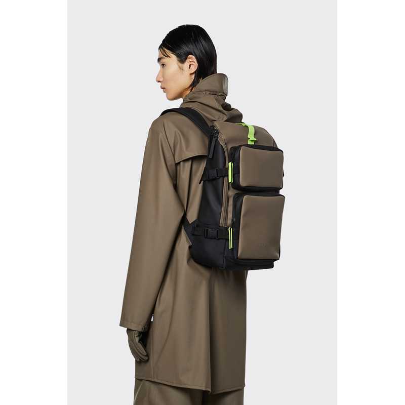 RAINS Rygsæk Charger Backpack Sort/Brun 2