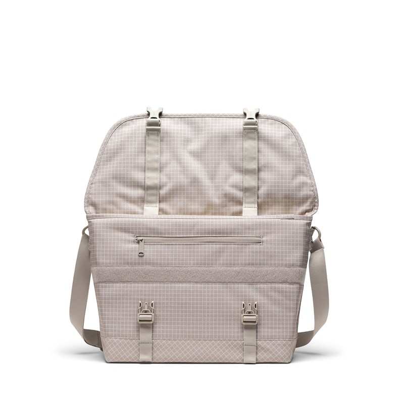 Herschel Skuldertaske Messenger Cove Gråbrun 4