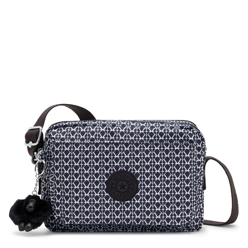 Kipling Crossbody Abanu M Blå ruta 1