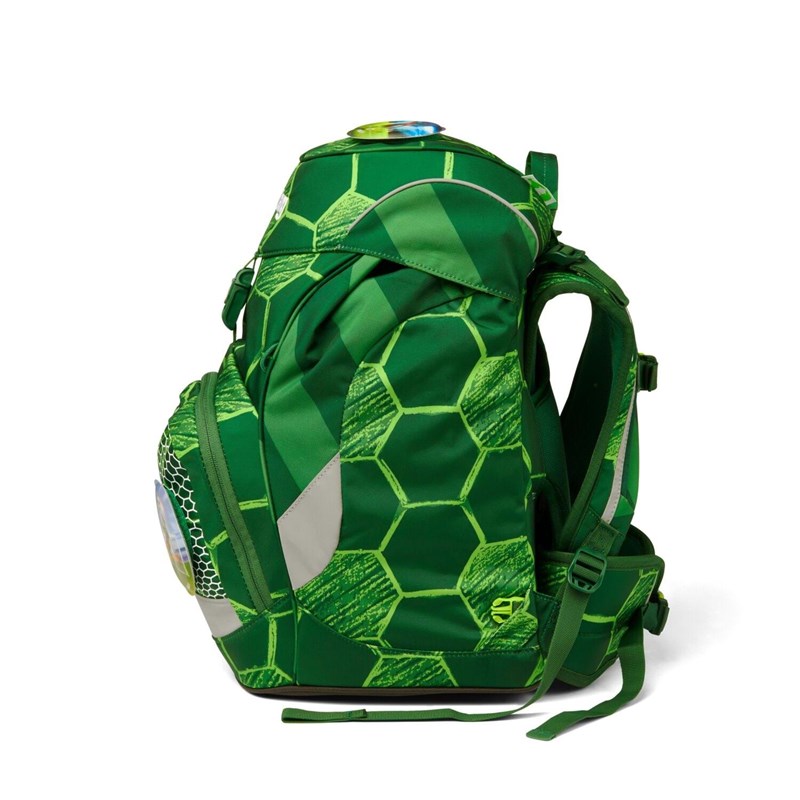Ergobag Skoletaske Prime Eco Hero Grøn mønster 2