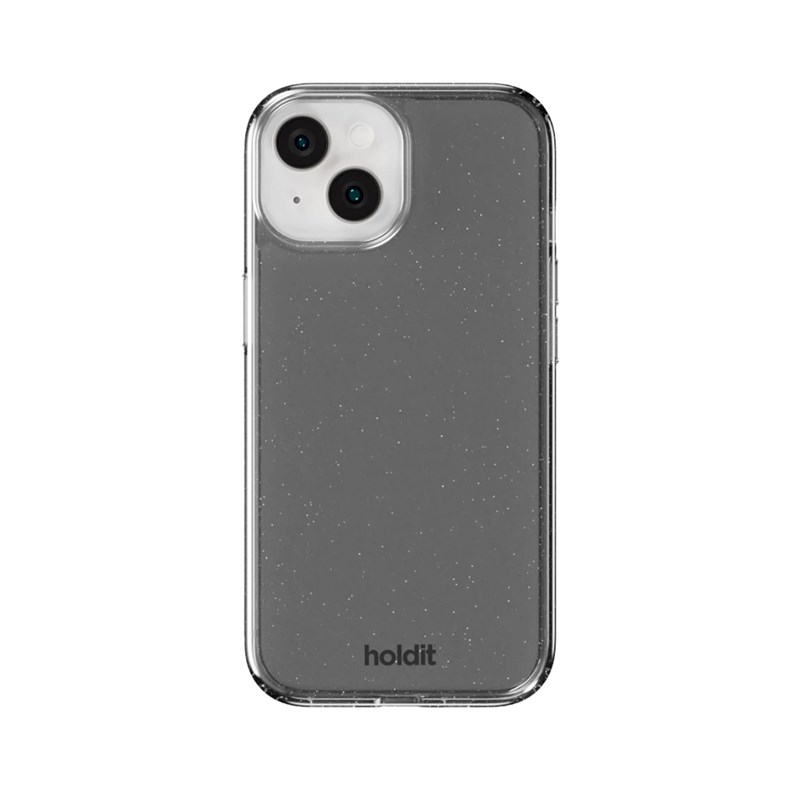 Holdit Mobilfodral Glitter Svart iPhone 13/14/15 1