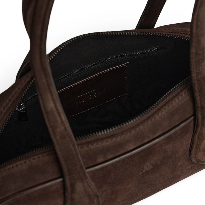 MARKBERG Skuldertaske EdenaMBG Suede M. Brun 6