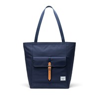 Herschel Shopper Tote Bag Retreat Marinblå/Cognac 1