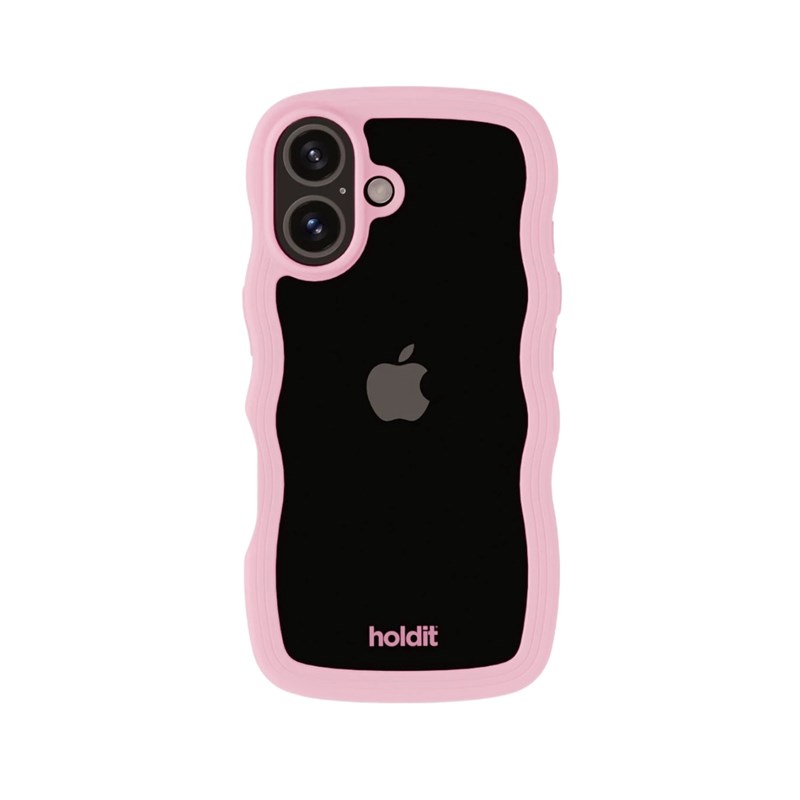 Holdit Mobilcover Wavy Pink Iphone 16 Plus 2