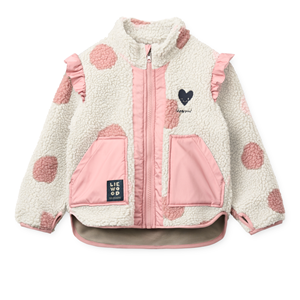 LIEWOOD Fleece Jakke Noam Lyserød