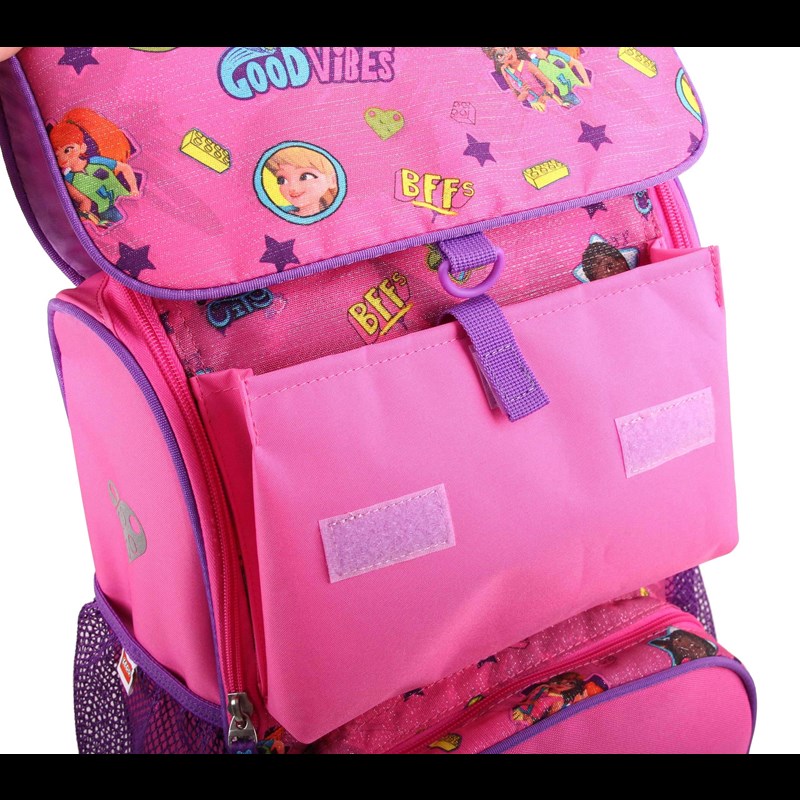 LEGO Bags Skoletaske Optimo Friends  Pink mønstret 5