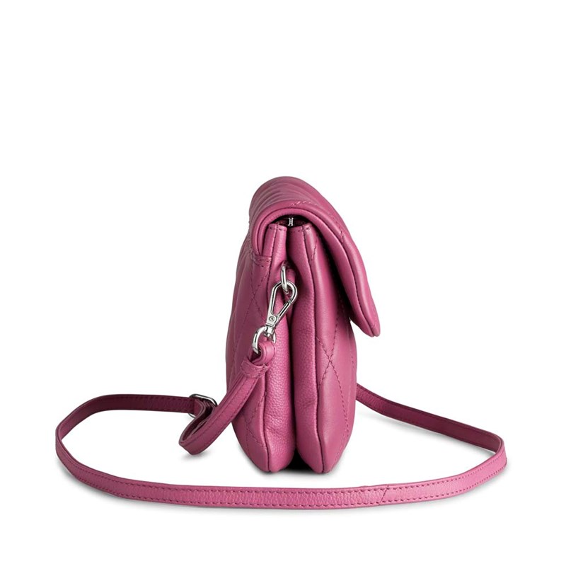 Aura Vichy Crossbody Bag Pink 3