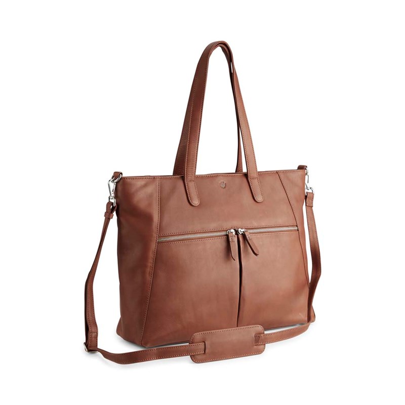 Aura Computertaske Paris  Cognac/brun 15" 8