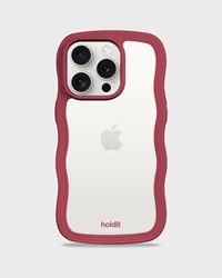 Holdit Mobilfodral Wavy Röd/Vit Iphone 15 Pro 1