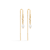 Studio Z Ørehænger Tangled Guld 1