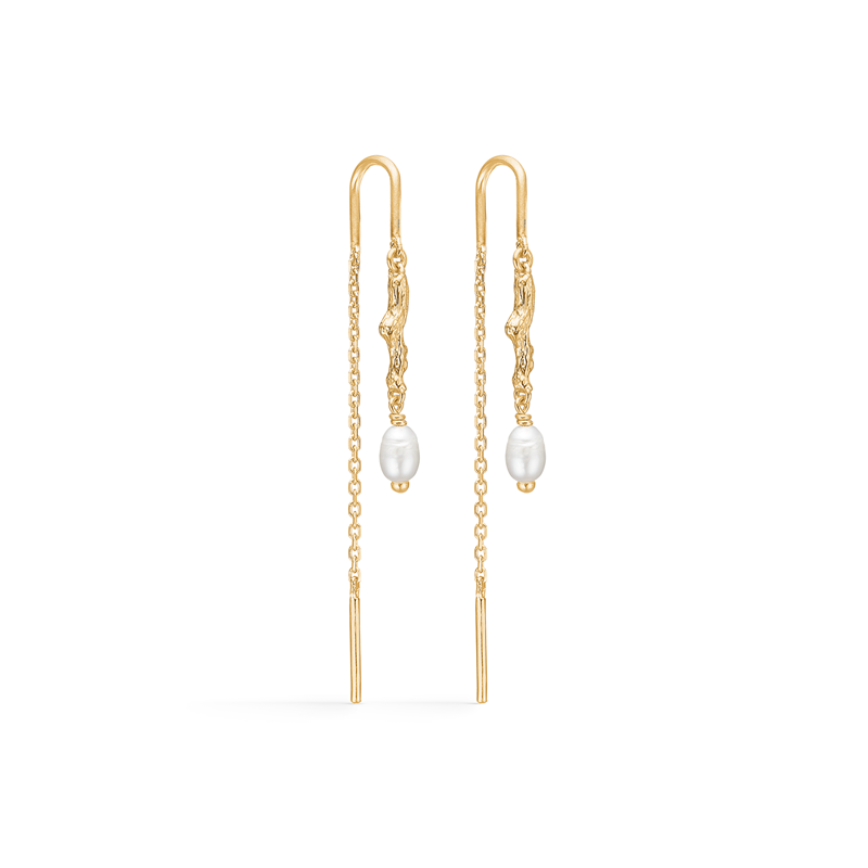 Studio Z Ørehænger Tangled Guld 1