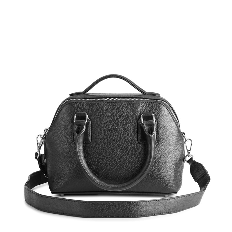 Markberg Håndtaske Evie Small Grain Sort 1
