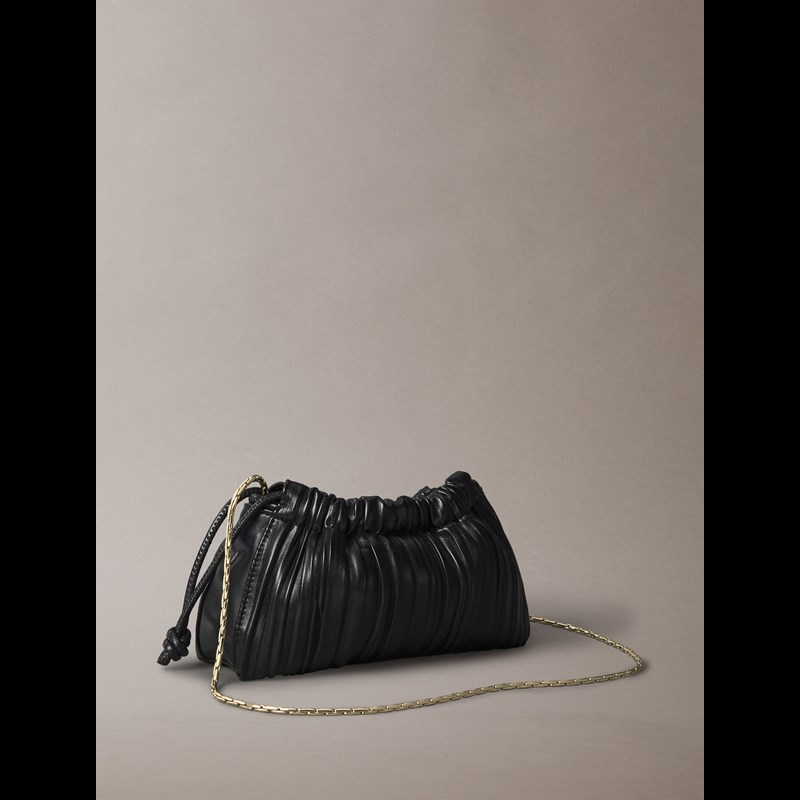 Calvin Klein Crossbody Drawstring Plisse Svart 3