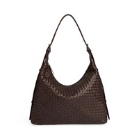 MARKBERG Axelväska TribecaMBG Weave M. Brun 14" 1