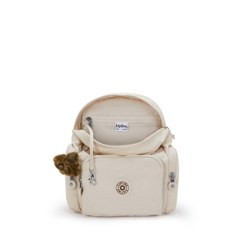 Kipling Ryggsäck City Zip Mini Sand 3