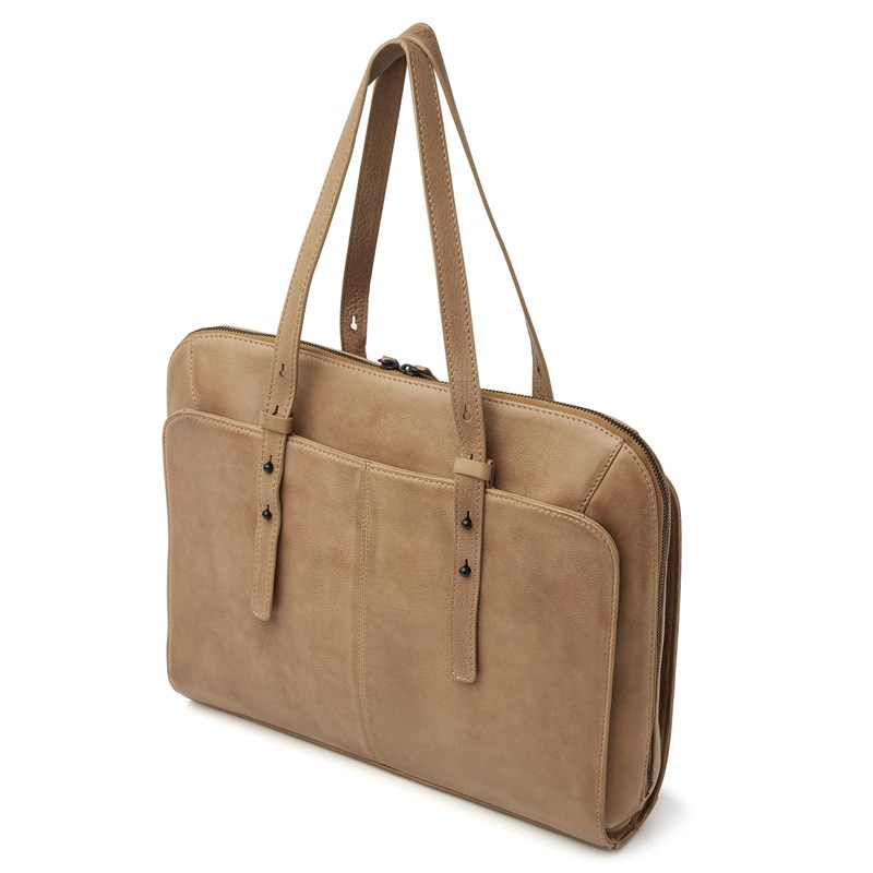 dR Amsterdam Arbejdstaske Brun/Beige 13" 2