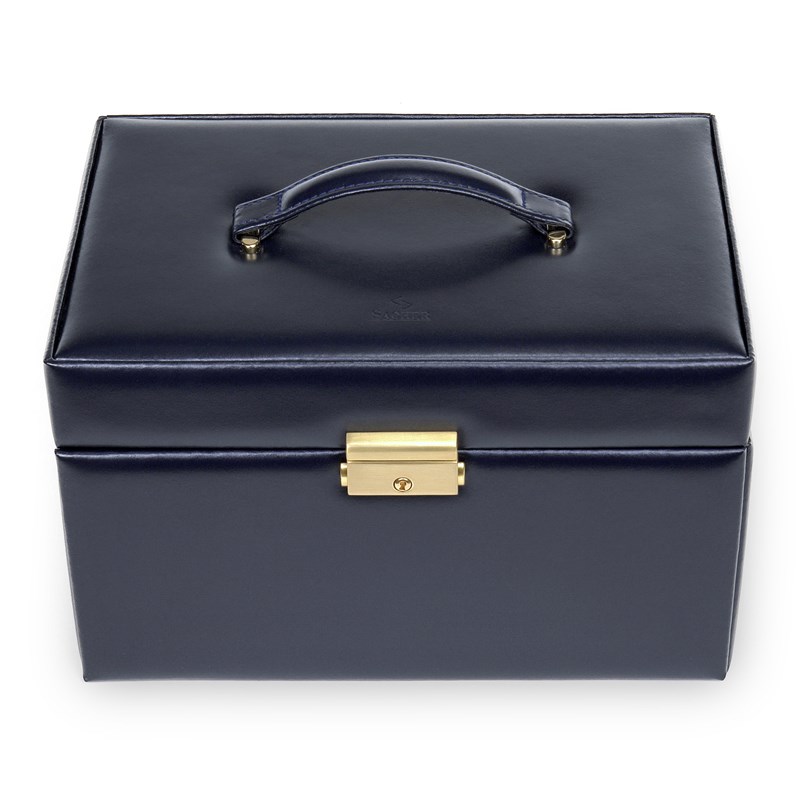 Sacher Smykkeskrin L Navy 4