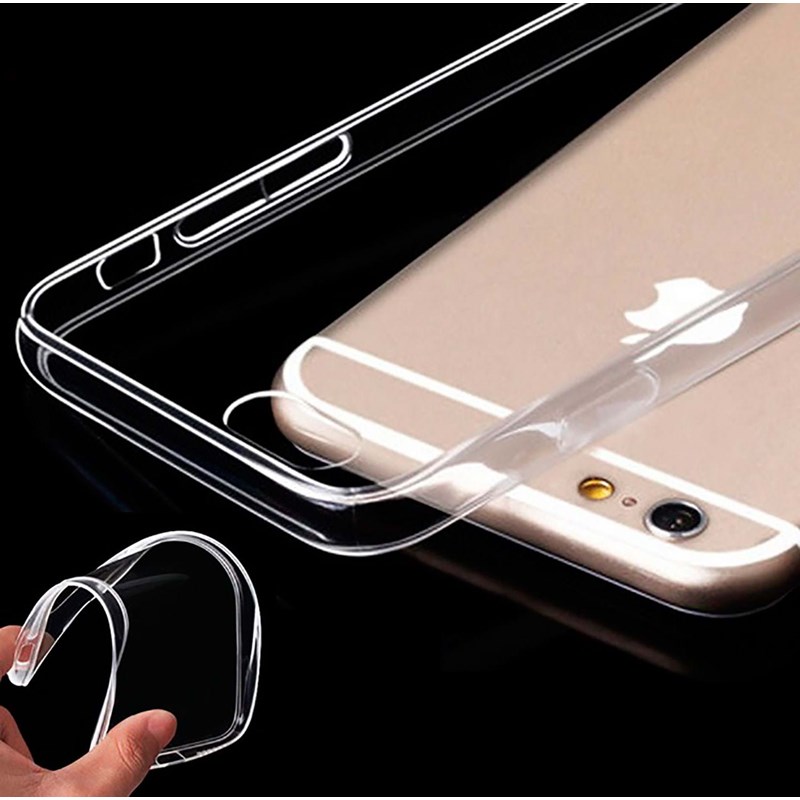 Estuff Mobilcover Clear TPU Transparent iPhone 6+/6S+/7+/8+ 2