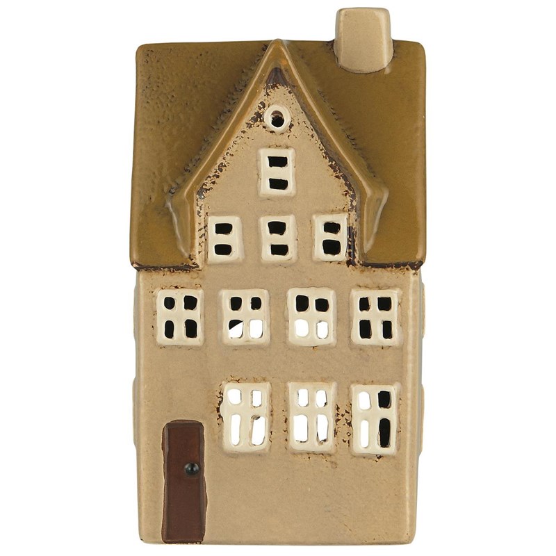 Ib Laursen Ljusstake Hus Nyhavn Brun/beige 1