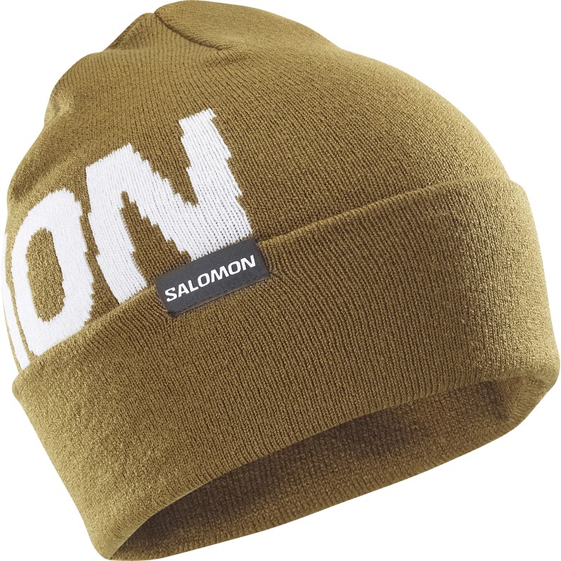 Salomon Hue Hermitage Beanie Oliven 1