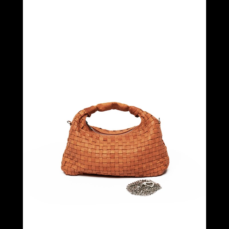 Núnoo Håndtaske Dandy Braided Cognac 3