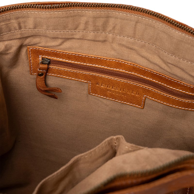 RE:DESIGNED Shopper June Cognac/brun 6