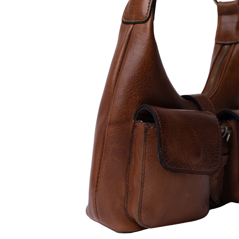 RE:DESIGNED Skuldertaske Solvej Small Brun 4
