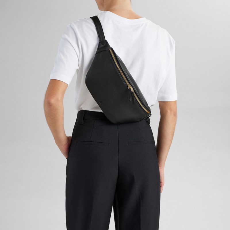 MARKBERG Bæltetaske Camden Sort/Guld 7