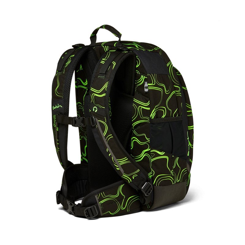 Satch Skoletaske Air Green Supreme Grøn mønster 5